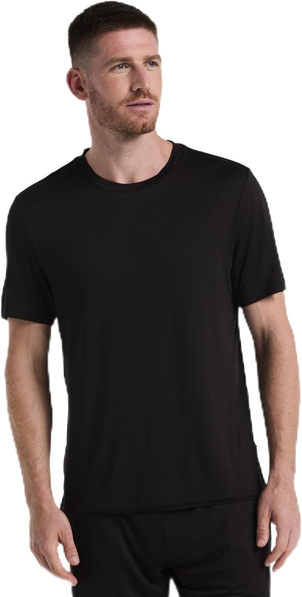 Perry Ellis Men's Portfolio Short Sleeve Deluxe Jersey Crew Neck T-Shirt, Soft Stretch Fabric, Loose Fit, Sleepwear