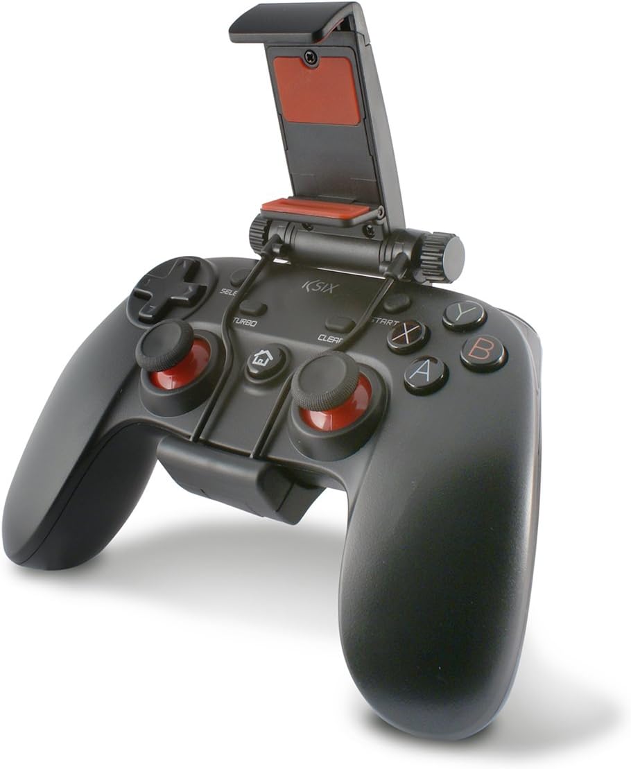 Ksix gamedroid 2 – Wireless Remote for games (Bluetooth 2.1, USB, Li-Po, 600 mAh), Black