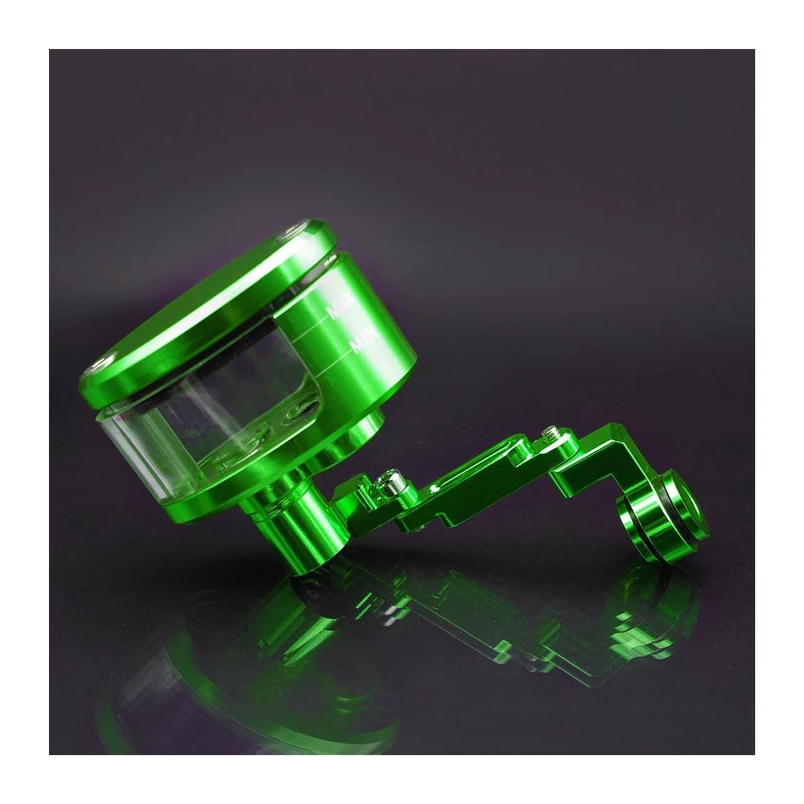 Motorrad Ölbecher Für KA&WASAKI Zzr 600 Vn800 636 Für 650 Vn900 Für Ninja 400 Z1000 2008 Z750 Motorrad-Bremsflüssigkeitsbehälter, Kupplungsölbecher(Grün)