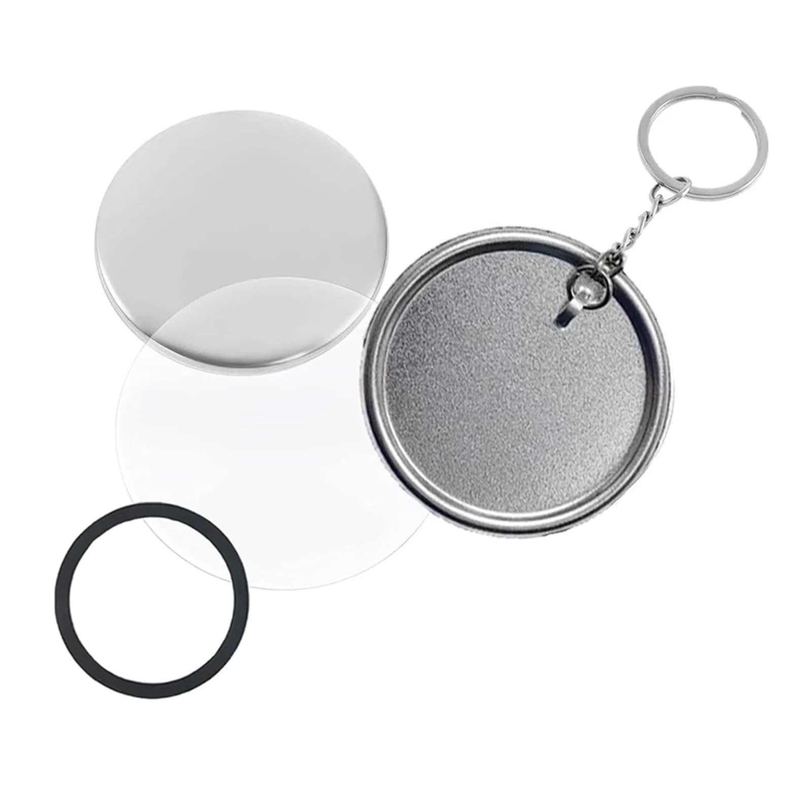 Breloczki do kluczy, zestaw do robienia przypinek 58 mm/2,25 cala, zestawy metalowych przypinek Produkcja DIY