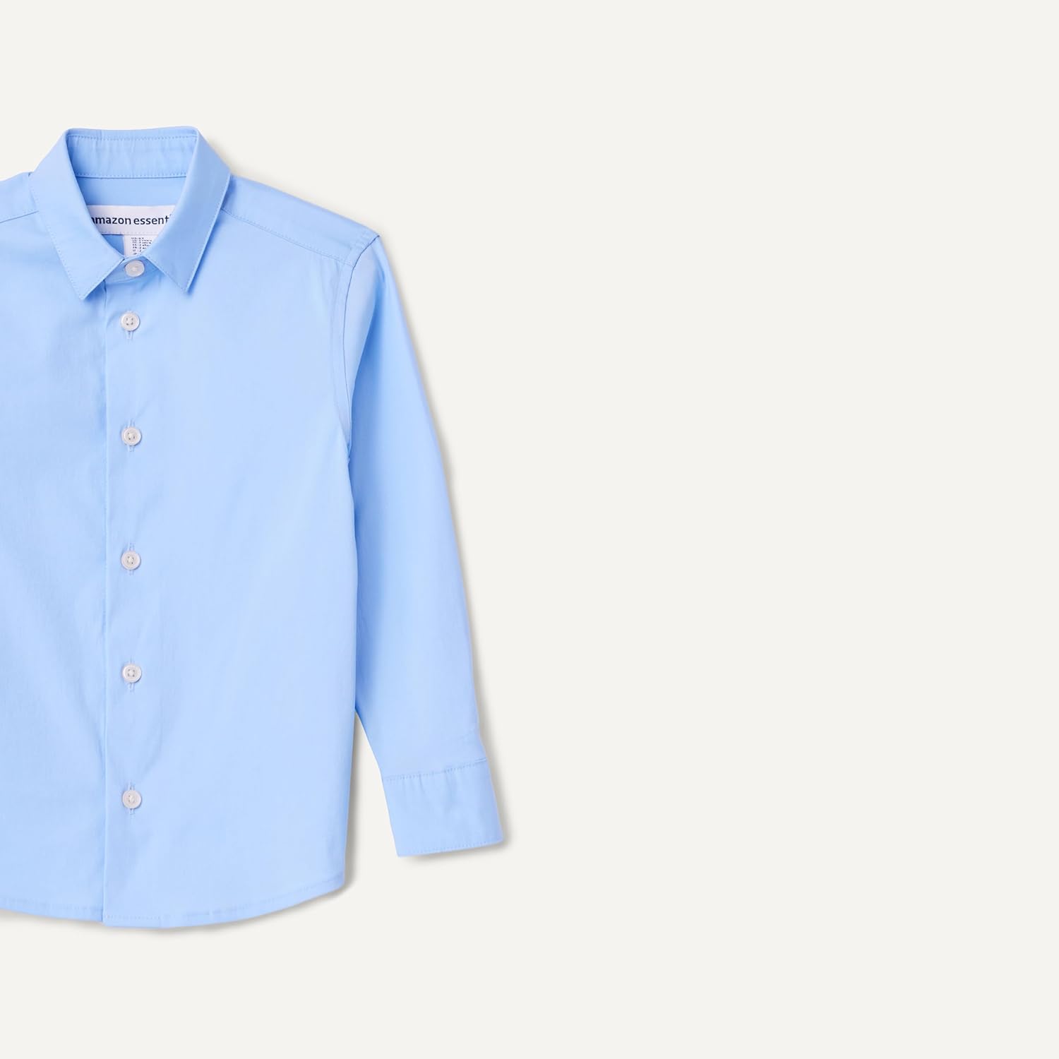Amazon Essentials Boys and Toddlers' Long Sleeve Dress Shirt - Image 2