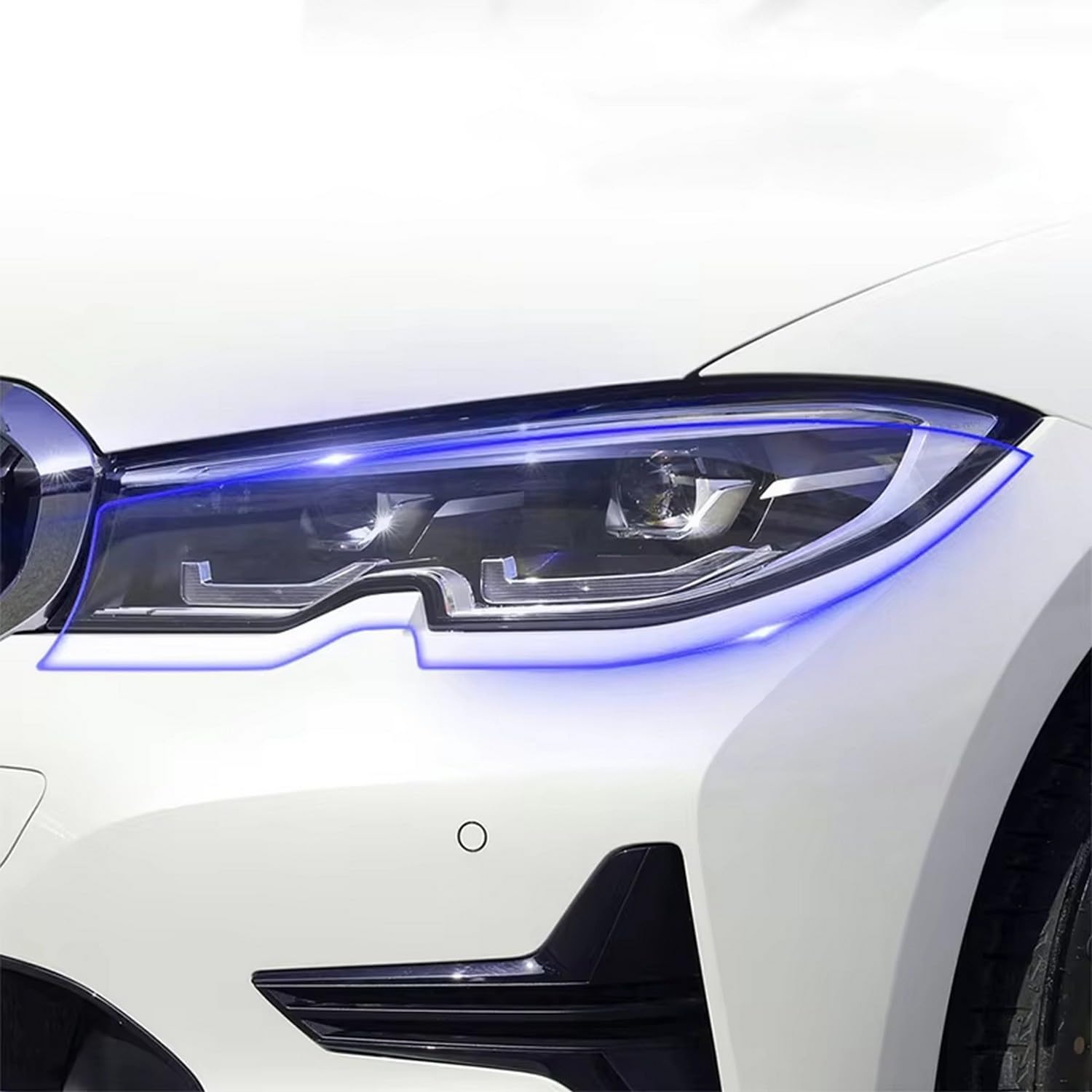 Film TPU pour phare BMW G20 contre les rayures et le jaunissement des optiques