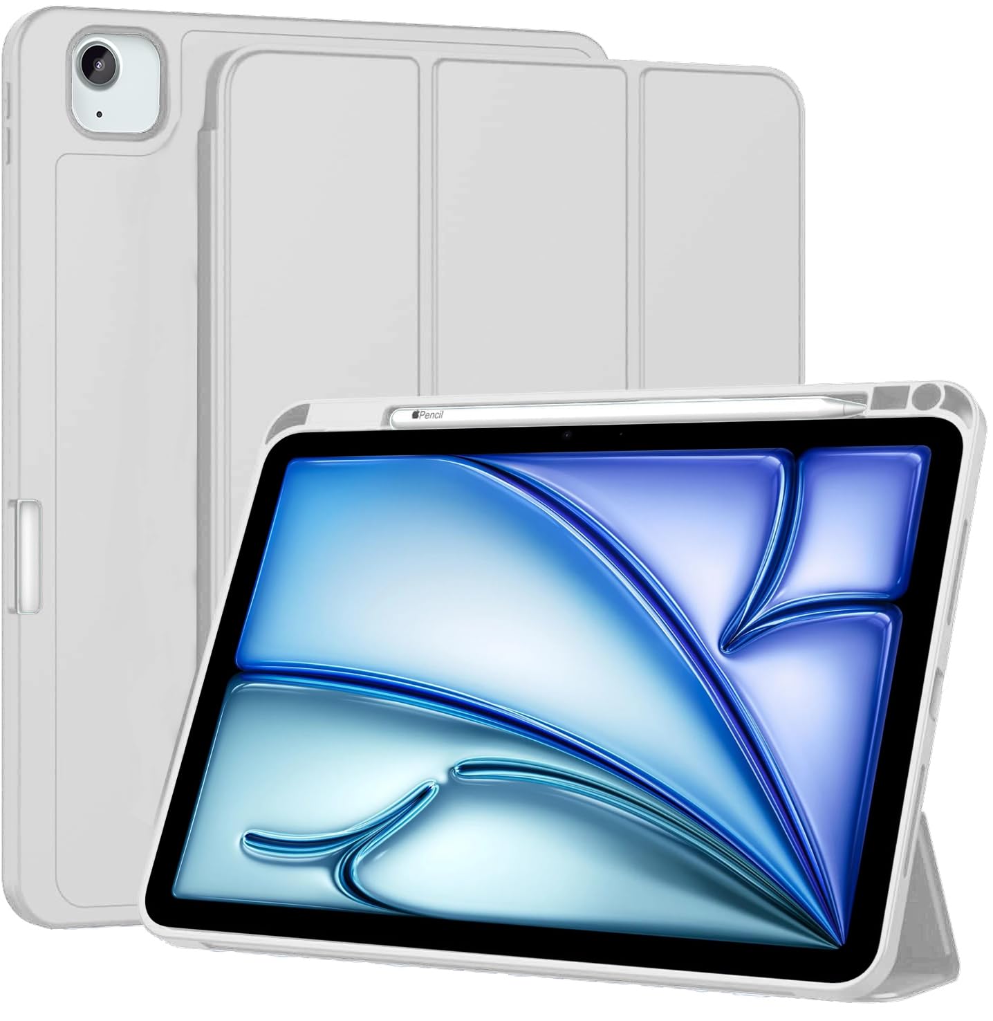 ProElite Case Cover for Apple iPad Air 13 inch 2024 Cover, Pencil Case for iPad Air 13 inch M2 2024 with Pencil Holder [Soft Flexible Case] Recoil Series - Grey (B0D49PT2JX) Amazon Price History, Amazon Price Tracker