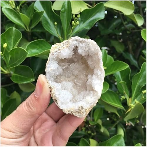 GONCAY Natural Agate Hole Specimen Contains Clean s of Very Beautiful Small Stones and Crystals Beautiful Raw Stones and Minerals