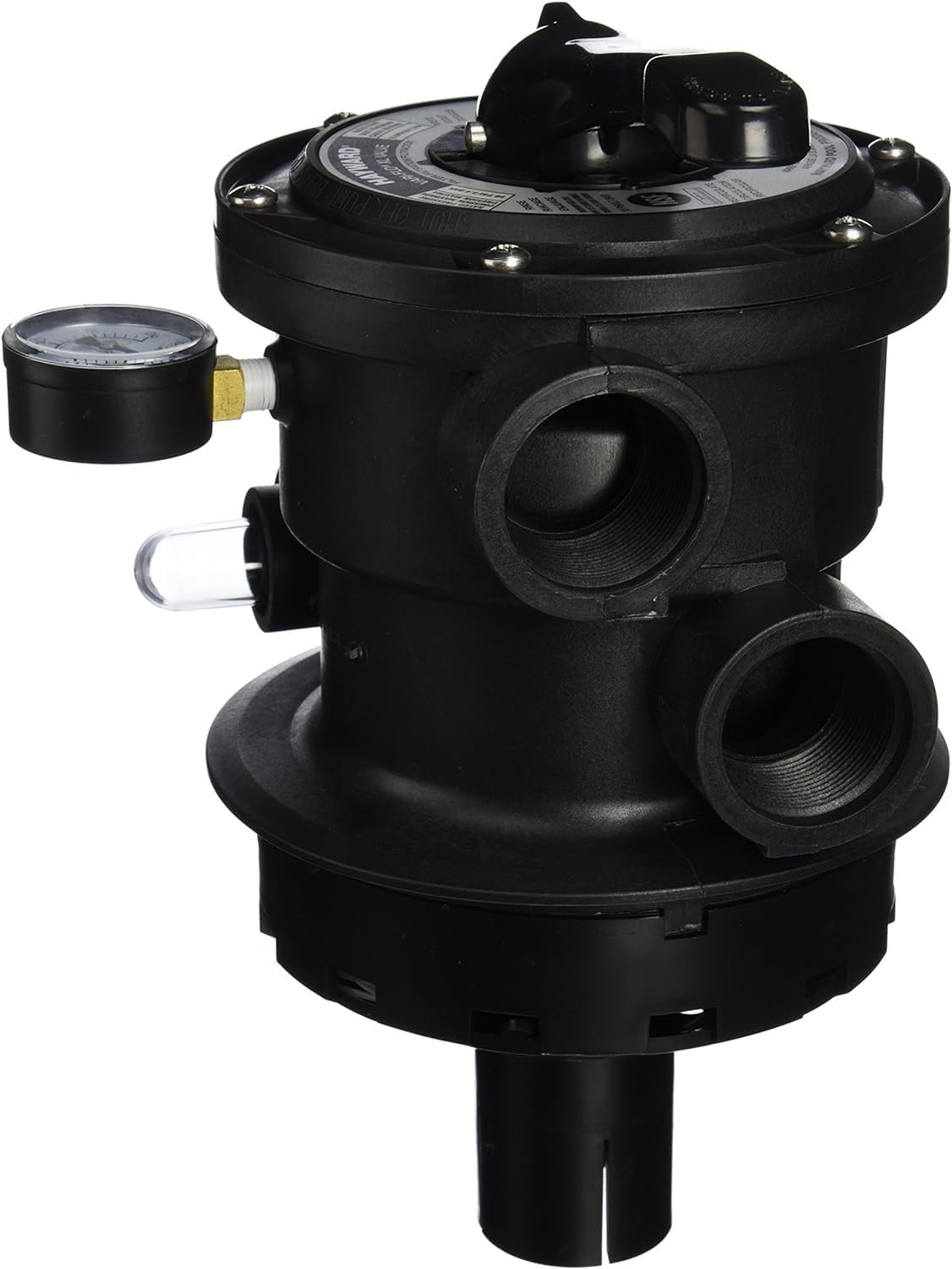 SP0714T VariFlo Top-Mount Multiport Valve, Black
