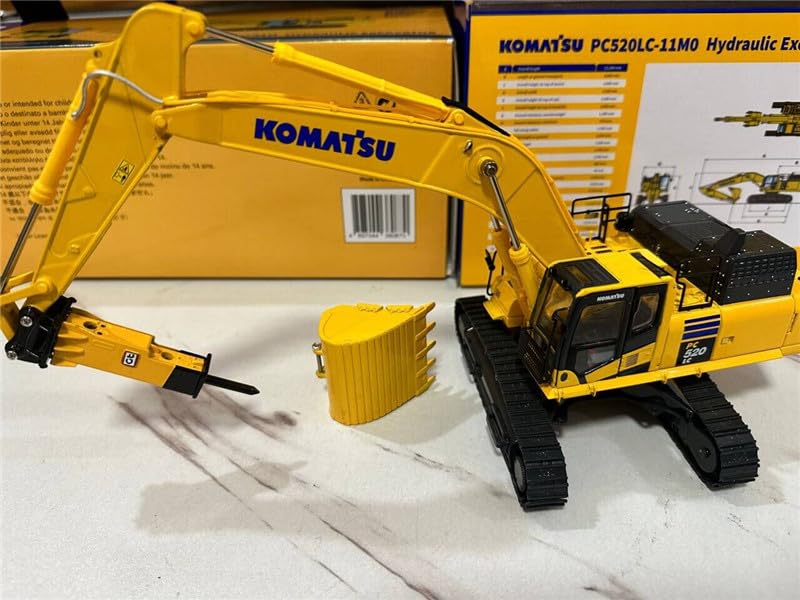 ミニカー 1/43 コマツ PC520LC-11M0 アタッチメント3個付き ミニカー 1/43 コマツ PC520LC-11M0 アタッチメント3個付き
