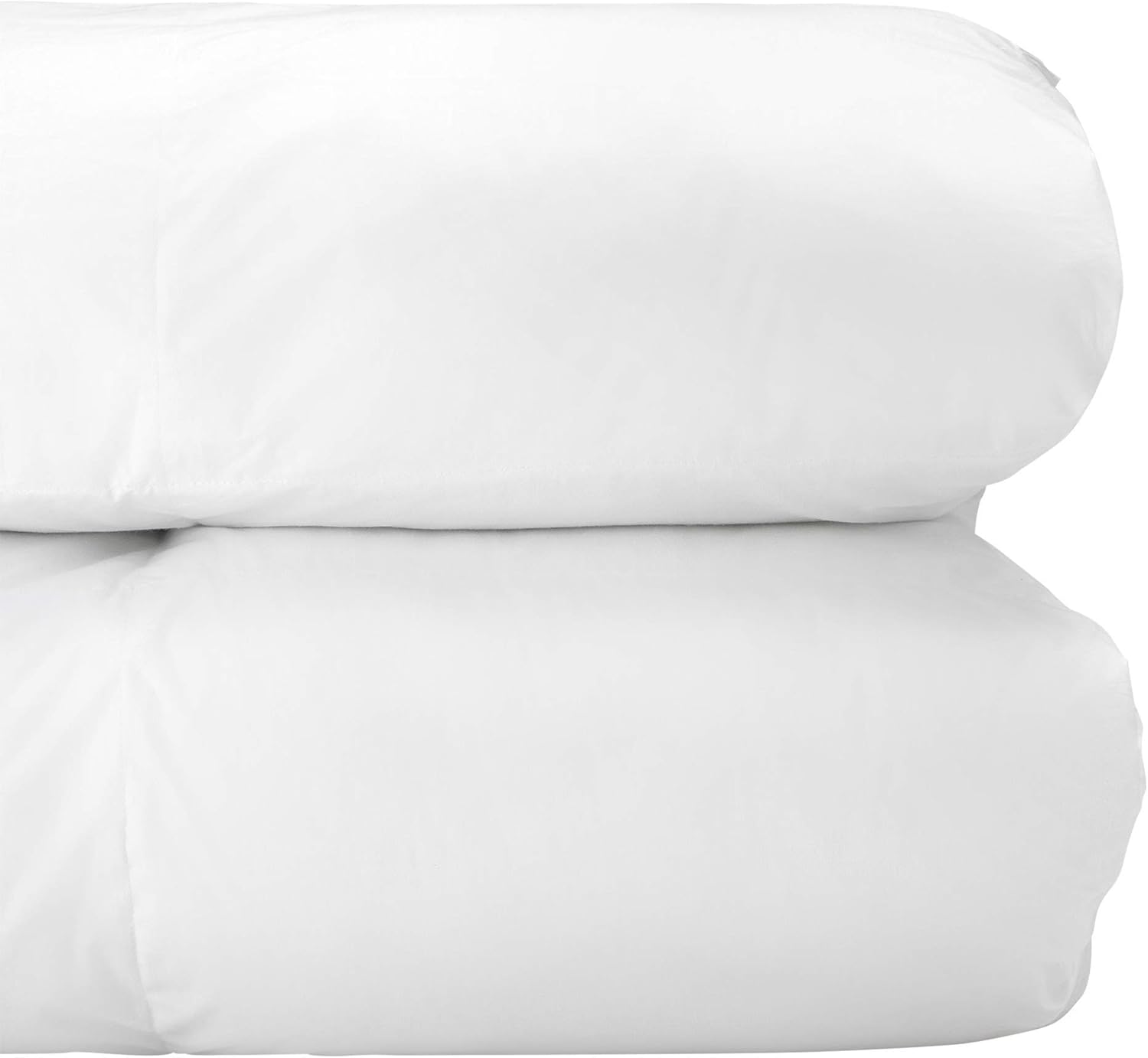Dual Zone Couples Comforter - Warm (Thick) Side - Cool (Thin) Side, Hypoallergenic, Down Alternative, Corner Ties (King, White)