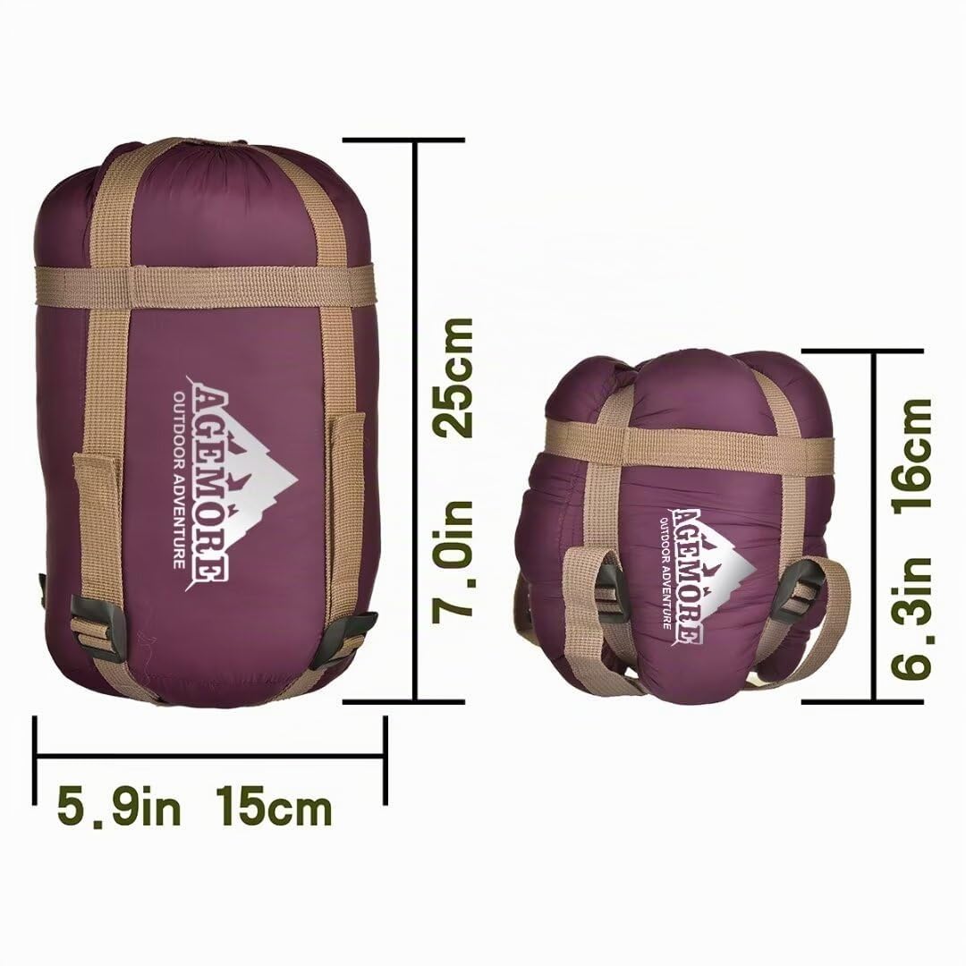 Envelope Saco de Dormir para Camping Viajes Senderismo Multifuntion Ultraligero