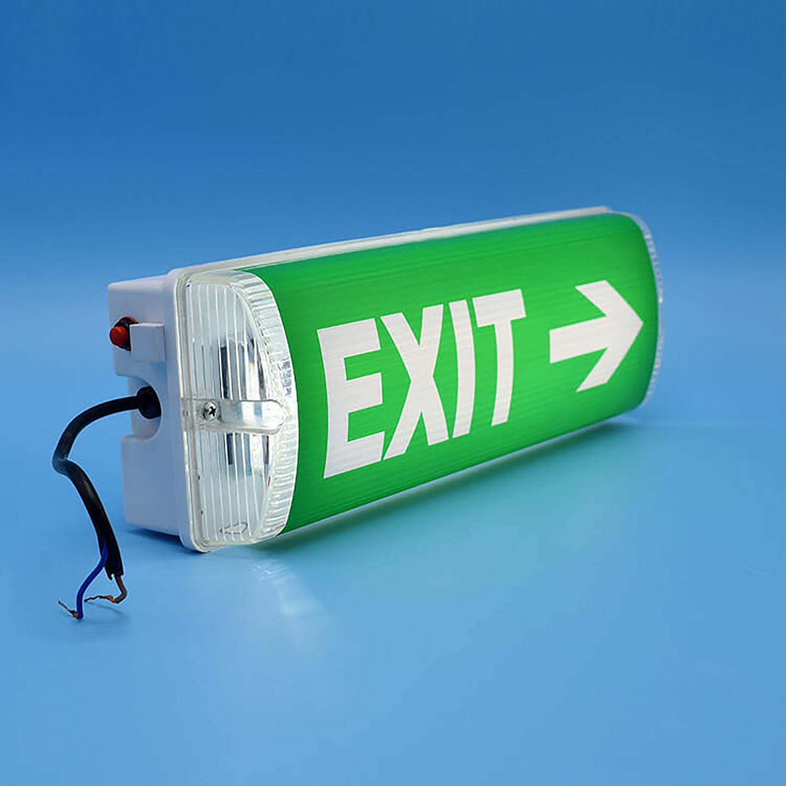 Señal LED De Salida De Emergencia, Iluminación De Emergencia Con Batería De Respaldo, Utilizada Para Instrucciones De Iluminación De Evacuación De Emergencia En Lugares Importantes