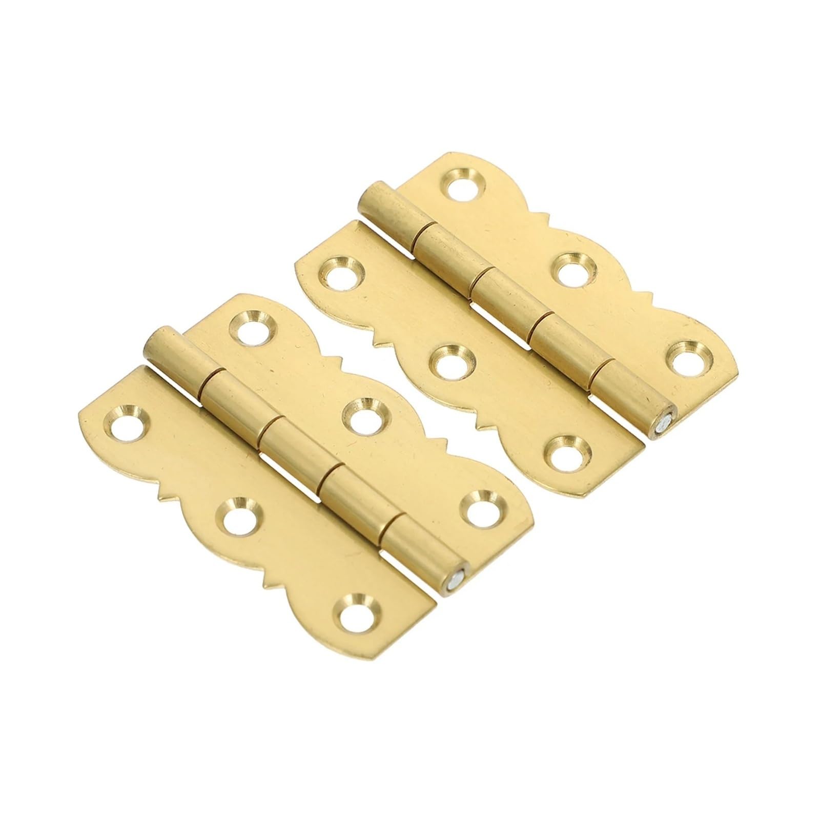 Folding Door Hinge,2pcs Brass Thickening Bearings Smooth Quiet Bookshelf Cabinet Hinges