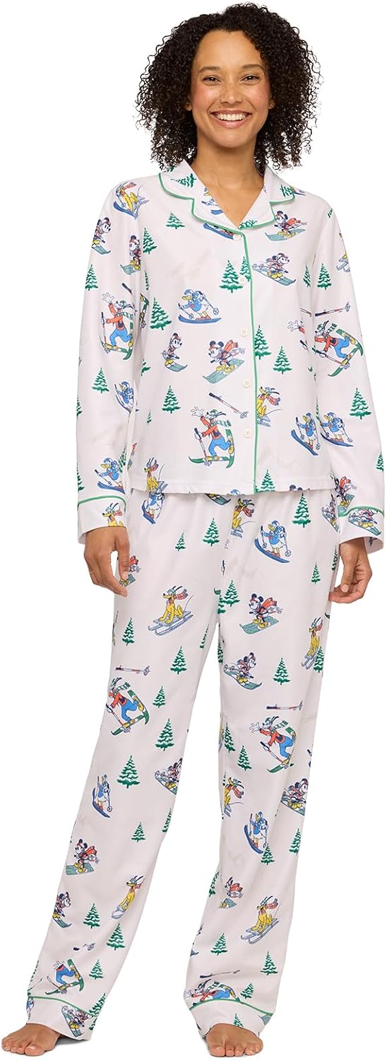 Disney Matching Family Holiday Pajamas, 2-piece Set Soft & Comfortable