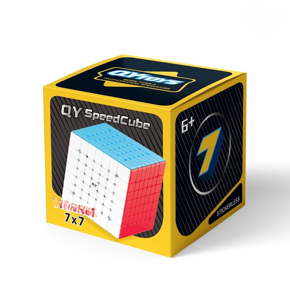 Speed Cube 7x7 Stickerless Standard Version,62.5 mm Magic Cube 7x7x7