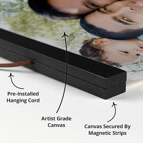 Miniatura 4 de Bonjour Hanging Poster Canvas Print Ready to Hang, Dog Wall Decor, 16"x20"