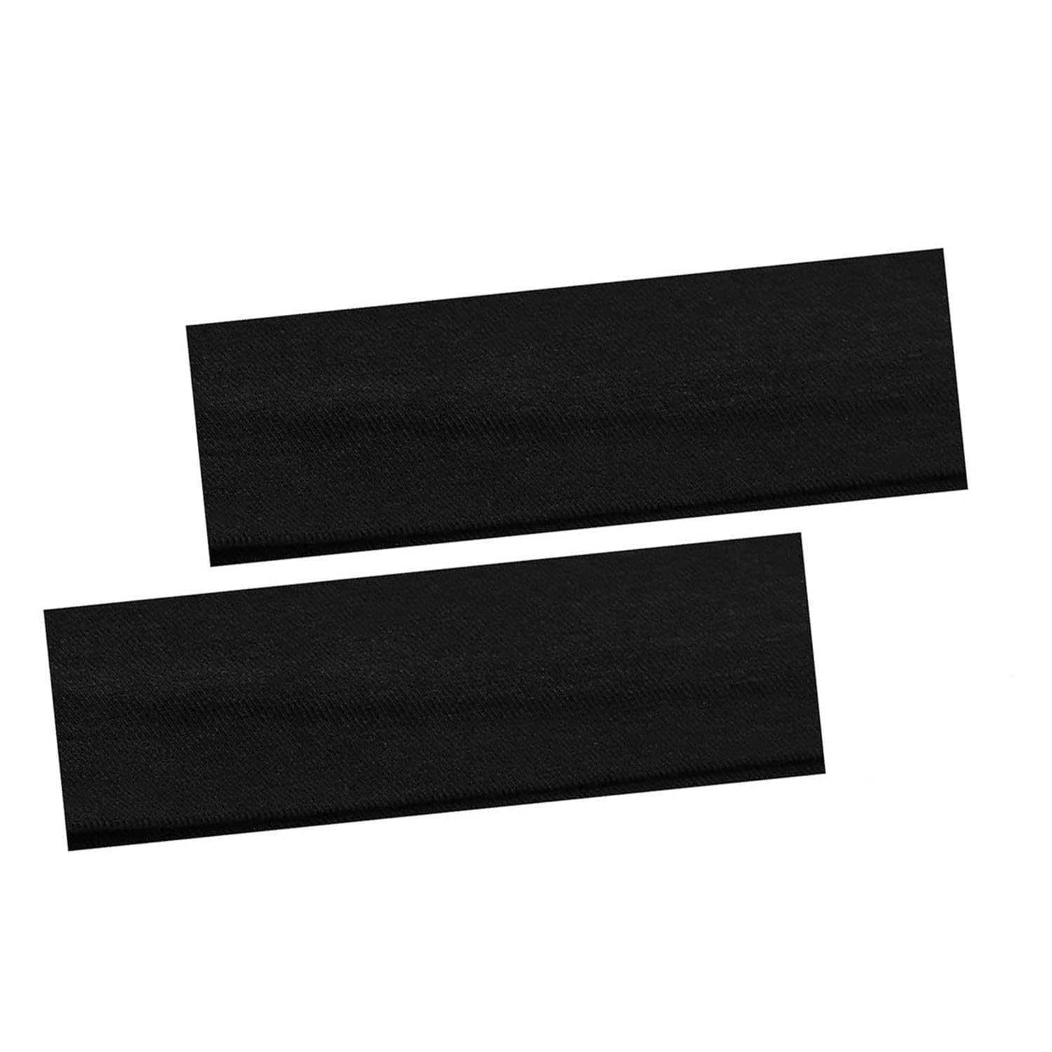 5cm Wide Headbands Plain Stretchy Head Band Soft Yoga Hair Band Unisex Gym Exercise Headband for Makeup Yoga Running Exercise (Black+Black)
