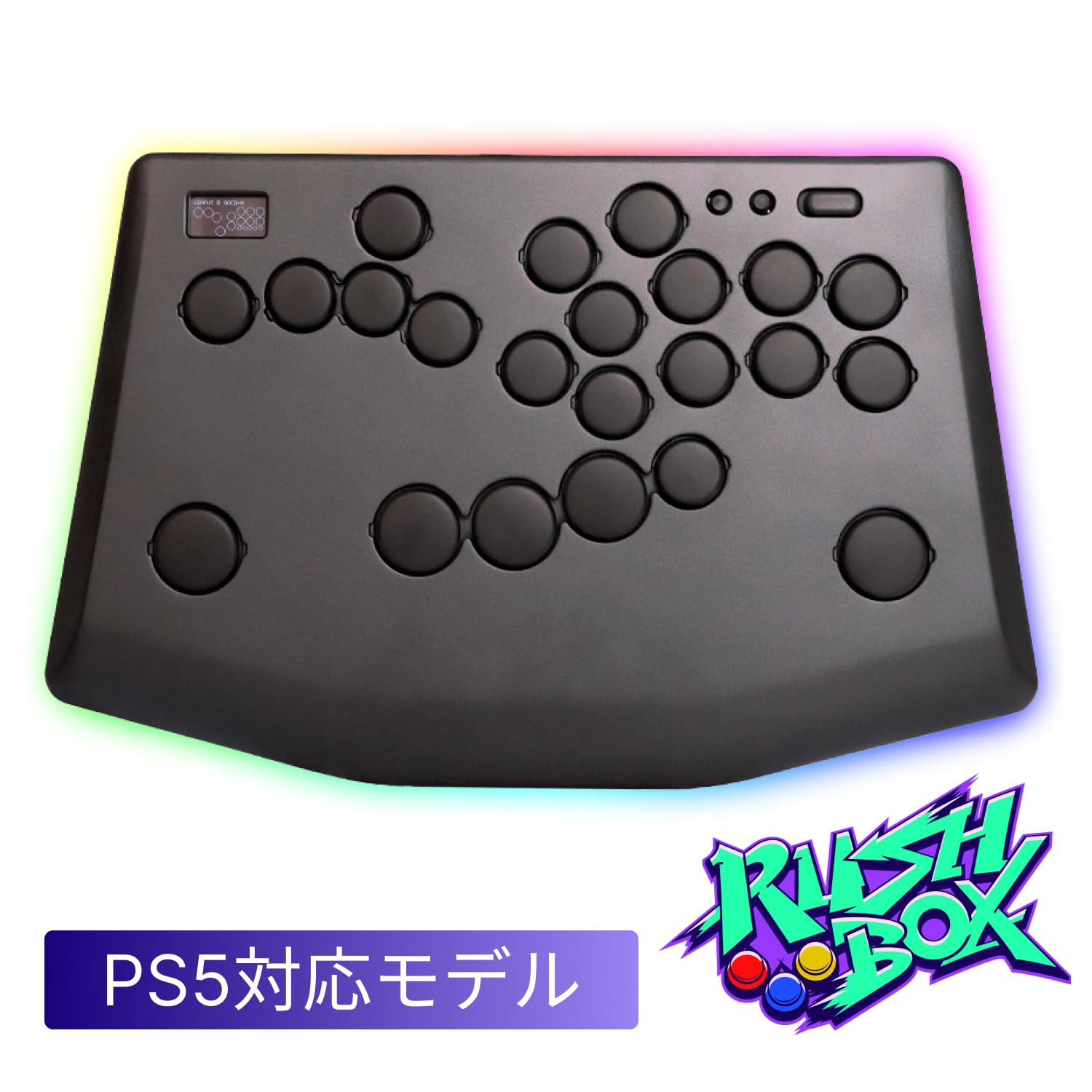 Rushbox Mini レバーレス アケコン Switch2/PC対応 Amazon | 【圧倒的レスポンス0.3mm】Rushbox Click PS5対応モデル