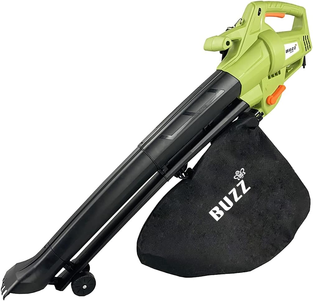 Terratek Corded Leaf Blower and Garden Vacuum 3000W, 3 in 1 Lightweight