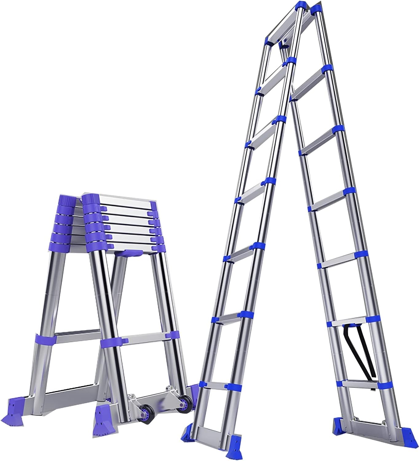 Telescoping Extension Ladder, Telescoping Ladder 1.65M/2.05M HeavyDuty