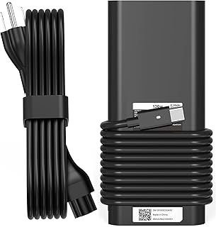 New 90W USB C Laptop Charger Replacement for Dell Type C AC Adapter for Dell Latitude 5289 5300 2in1 7400 2in1 5420 5520 7420 9410 2-in-1 9510 Precision 3570 3540 Dell XPS 13 12 Power Cord