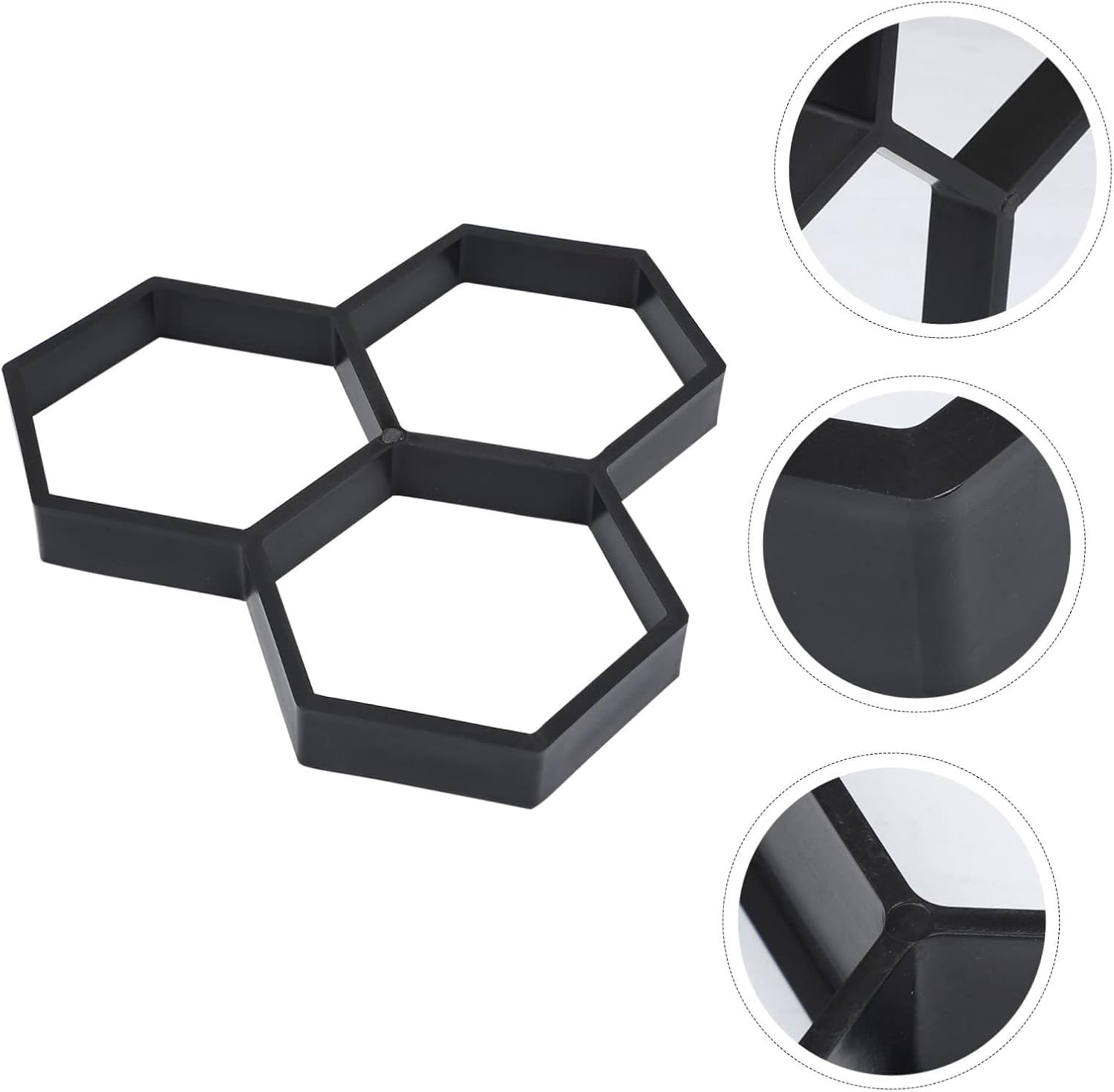 SUPVOX Reusable DIY Concrete Paving Mold 14.56X13.77 Inch Lightweight Floor Mold for Patio Walkway Driveway Path Maker Tool