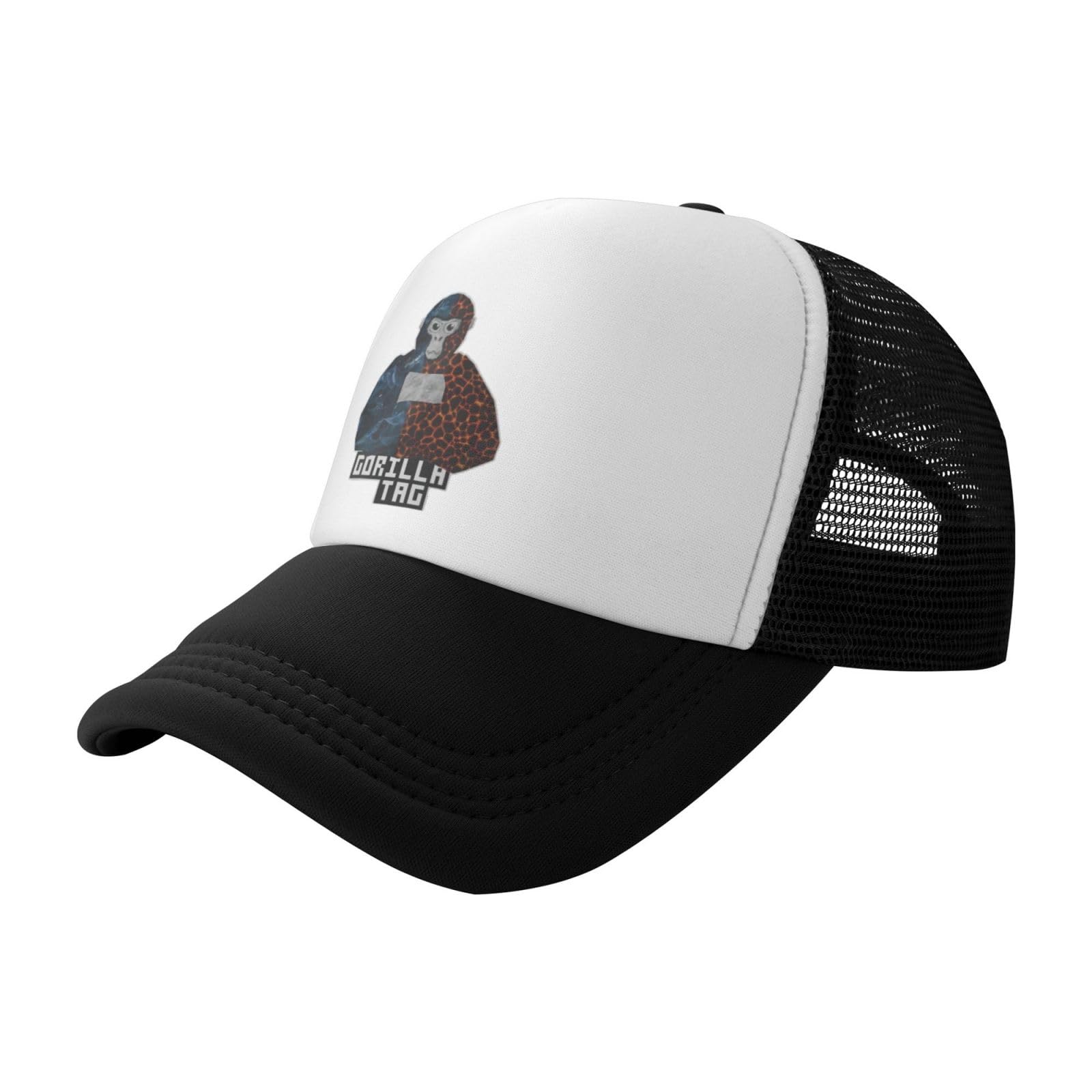 Melbrakin Unisex Black Gorilla Tag Baseball Cap For Men And Women Adjustable Sports Hat Truck Hat
