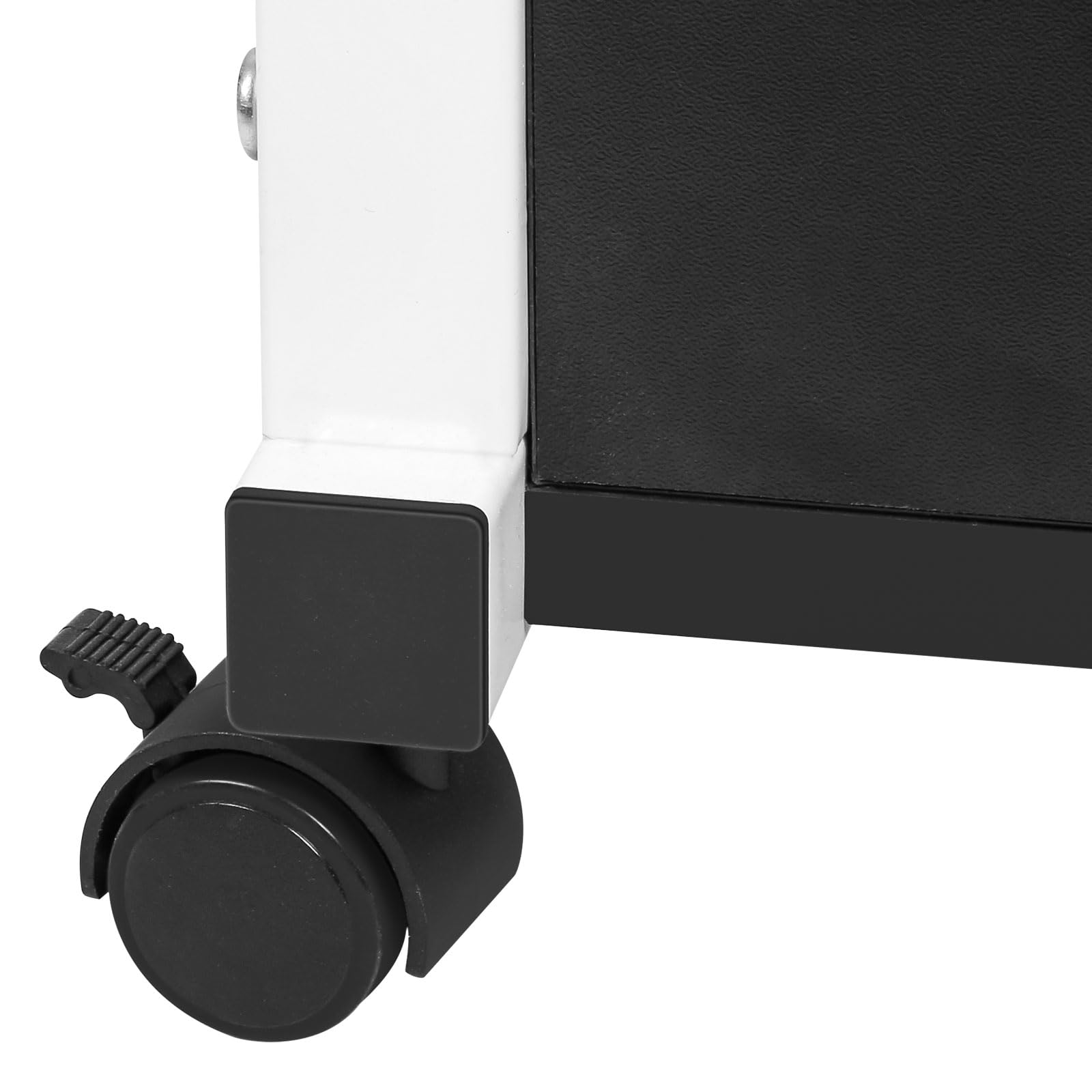 Table d'appoint légère, de lit médicalisé,Bureau Informatique, Bureau Gaming, Roulante Canapé pour Ordinateur Portable Hauteur Pliante avec 4 roulettes-60 * 40 * 76-86.5 cm-Noir