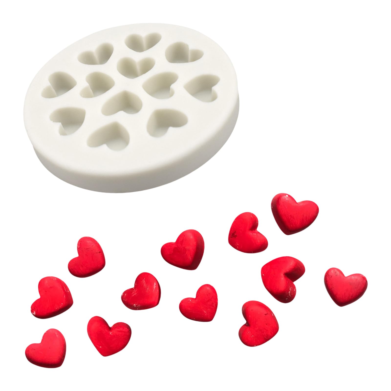 MICFENY Multi Cavity Silicone Bakewares Heart Shaped for Chocolate Cake Fondant Candy Baking Tool Kitchen Accessories