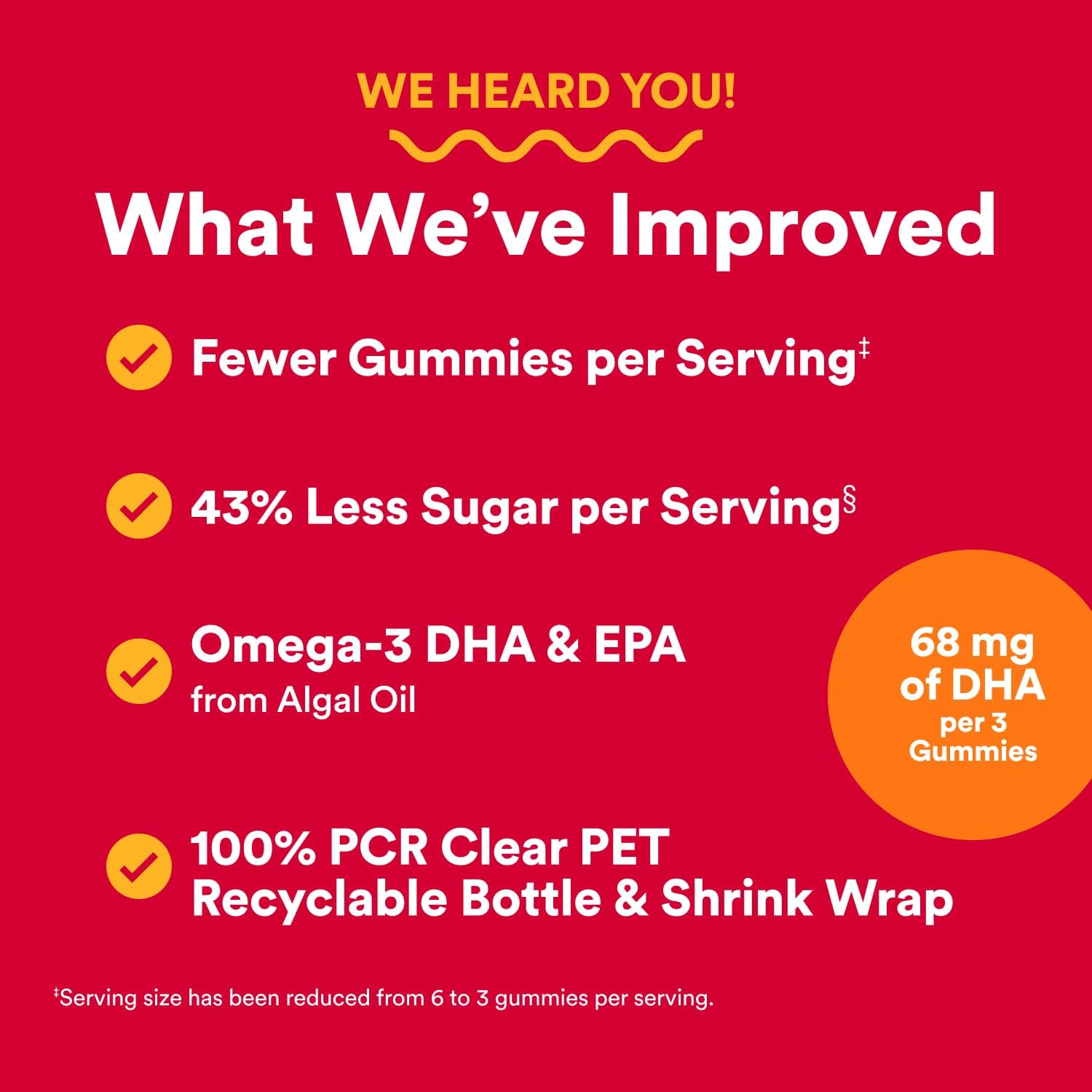 SmartyPants Multivitamin for Men & Women, Multivitamin Gummies with Omega 3 (DHA/EPA), Vitamin D3, C, Vitamin B12, B6, A, K & Zinc, Biotin, Gluten Free, 90 Count (30 Day Supply) - Image 2