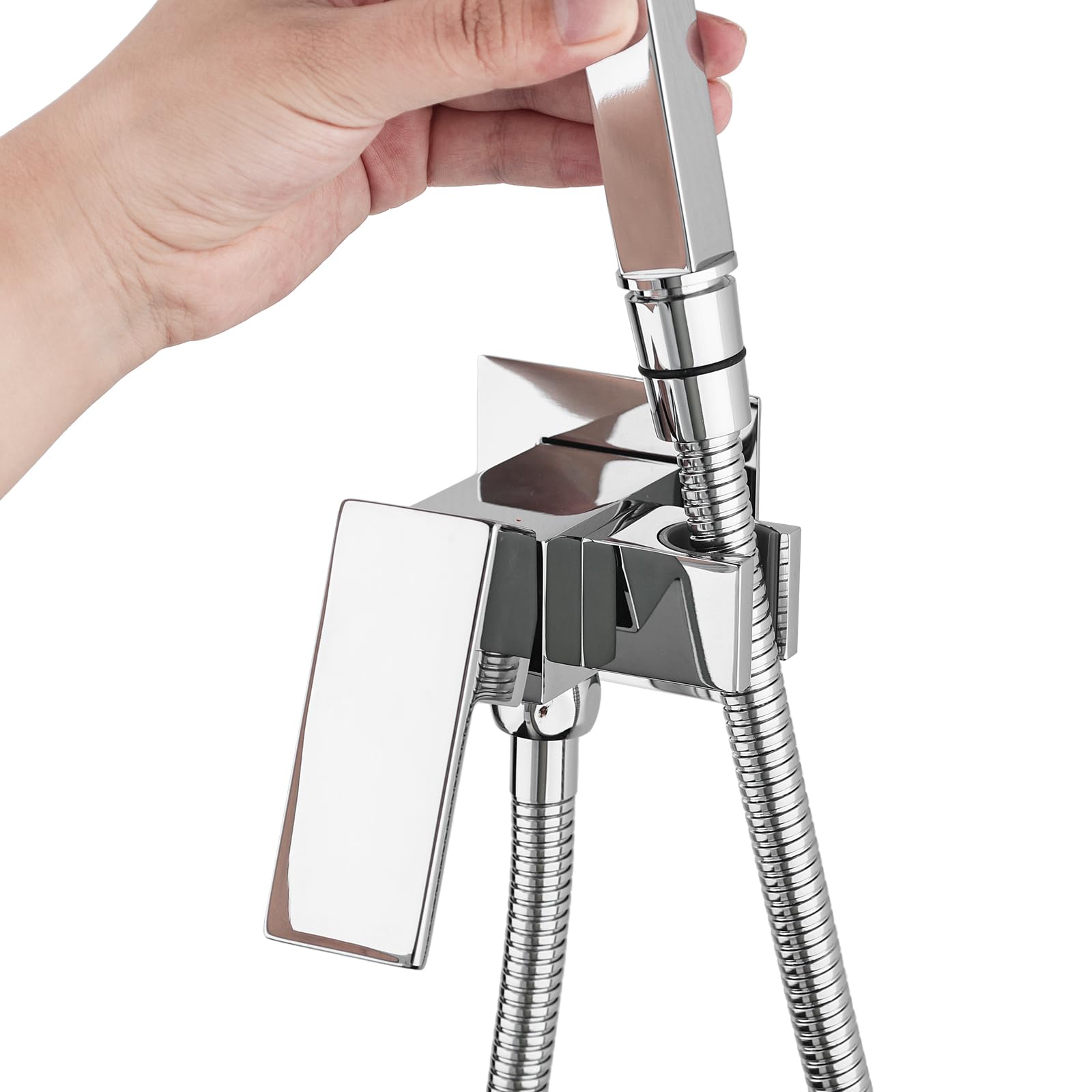Ibergrif M22009 Concealed Single-Lever Faucet for WC & Bidet, Hot/Cold Water - Image 3