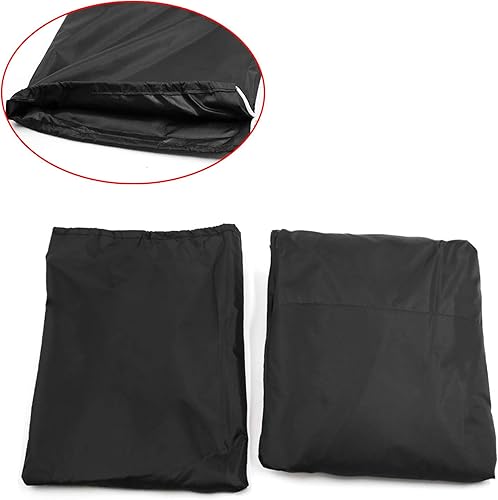 Miniatura 2 de uxcell L 190T - Protector de polvo de lluvia para scooter negro para motocicleta 86 pulgadas para Honda