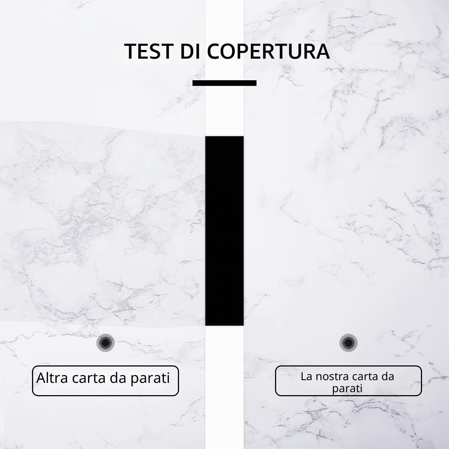 Mercoy Carta Adesiva per Mobili 40cmX10m Carta da Parati Marmo Bianco/Grigio Pellicola Adesiva per Mobili Vinile Impermeabile Autoadesivo Decorativa Pareti Cucina Bagno