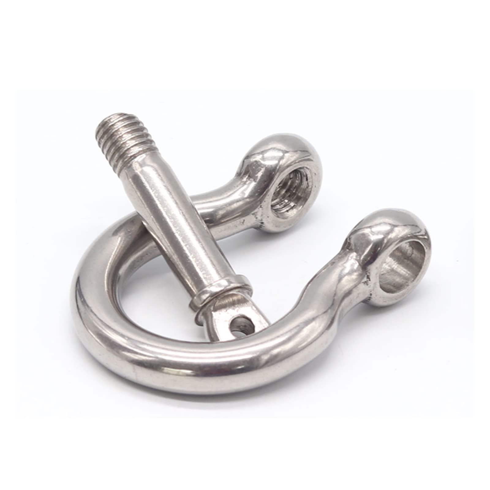 Kajdany Szekla ze stali nierdzewnej, mała szekla, 1-5 sztuk/partia śruby U ze stali nierdzewnej szekla M10/M12/M16/M20 typ U zawiesia śruba liny szekla spinki do mankietów)(M12 (5 Pcs))