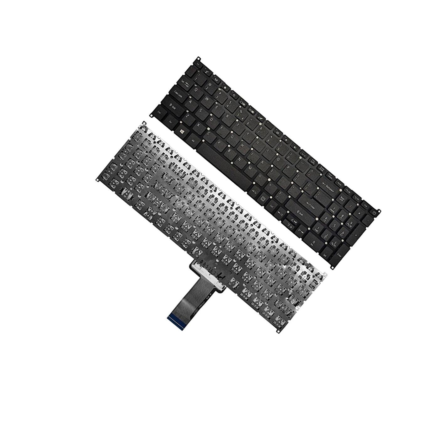 Laptop Keyboard Compatible for Acer Aspire 7 A715-74 A715-74G A715-75 A715-75G A715-42G Laptop Keyboard US A317-52, A715-41G, A715-74G, A715-75, A715-75G Keypad Black No Frame/No Backlit