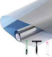 Vista 7 de FuFin Película de privacidad para ventana totalmente opaca con herramientas de instalación gratuitas, material PET a prueba de explosiones, bloquea