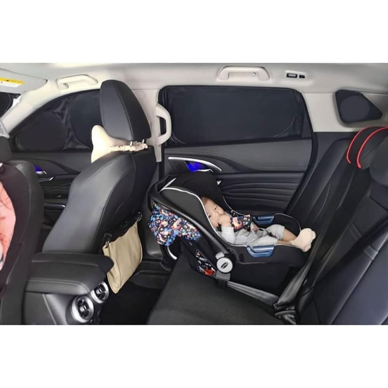 Auto-Seitenfenster-Sonnenschutz FüR Skoda Octavia 4 IV Combi AB Bj. 2020-2023, Vorne Hinten Sonnenblende Uv Schutz Staubschutz Sonnenblende ZubehöR,E/7 Wholecar