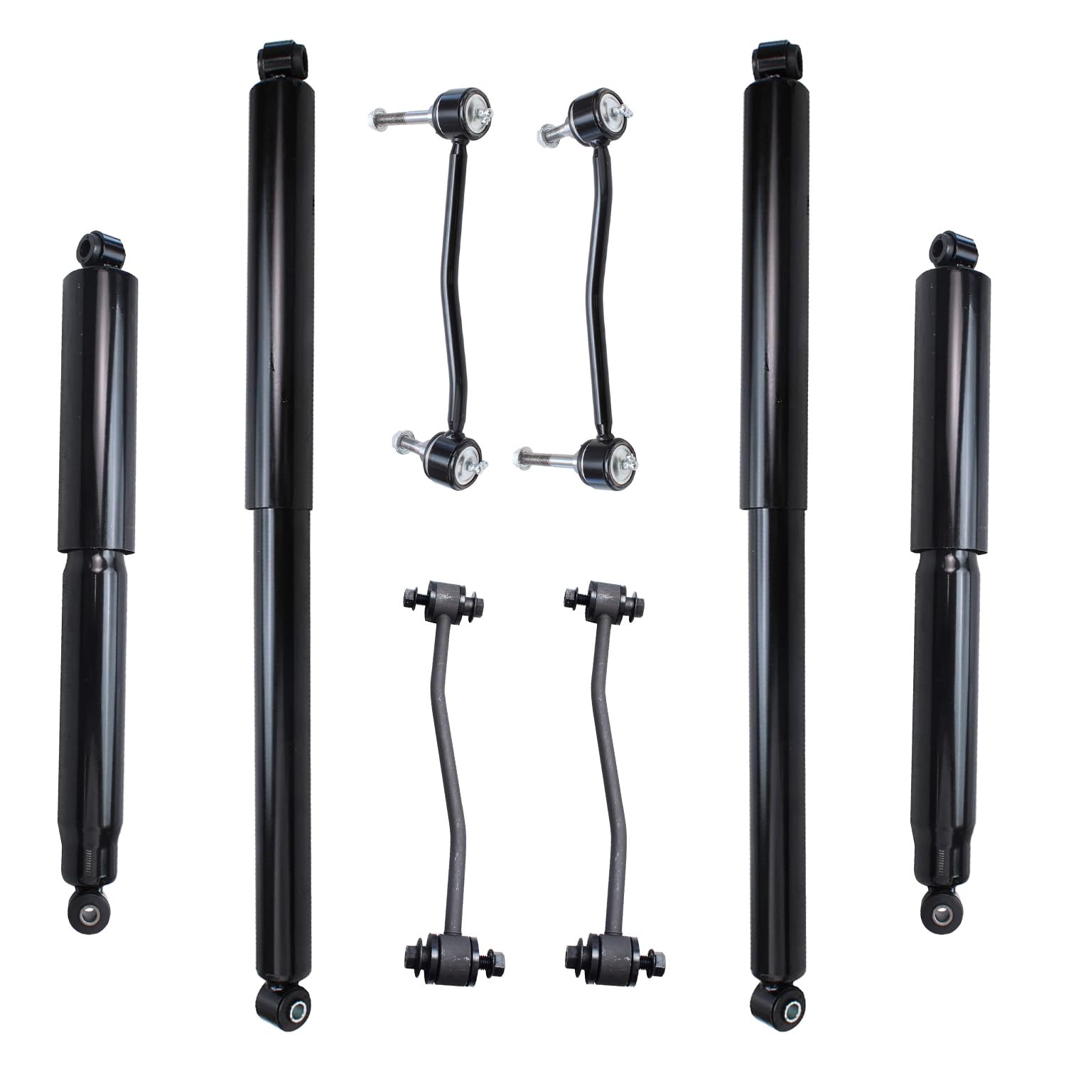 Detroit Axle - 4WD Shocks Kit for Ford 2000-2004 F-250 F-350 Super Duty DRW