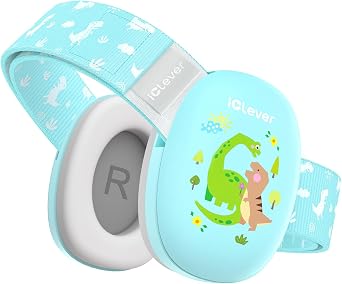 iClever Baby Ear Muffs Noise Protection, Toddler Baby Headphones for Noise