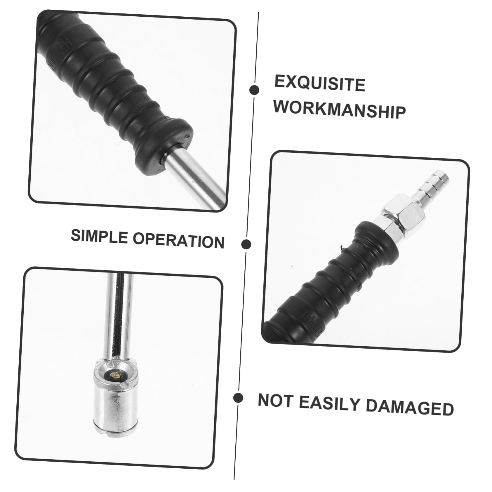 BESPORTBLE Alloy Air Chuck Multifunctional Tire Inflation Tool for Cars Motorcycles Easy to Use Airtight Connection Quick Installation Zinc Alloy Design for Performance