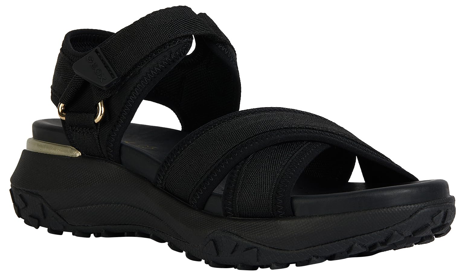 Geox Women's Black Shoes, Female,, Flat Sandals For Women Size 5 Uk