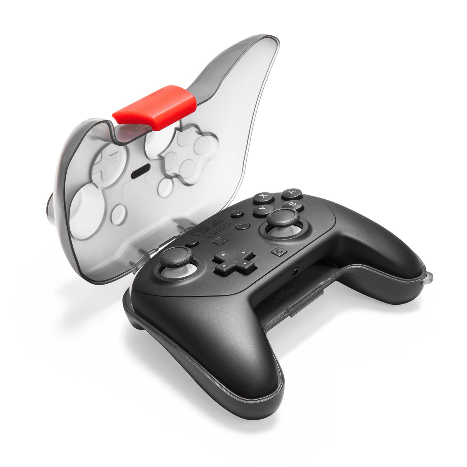 tomtoc Protective Case for Switch 2 Pro Controller, Hard Shell Joystick Protector, Portable Travel Storage Case, Shock-Proof, Anti-Scratch, Water-Resistant Accessory Cover