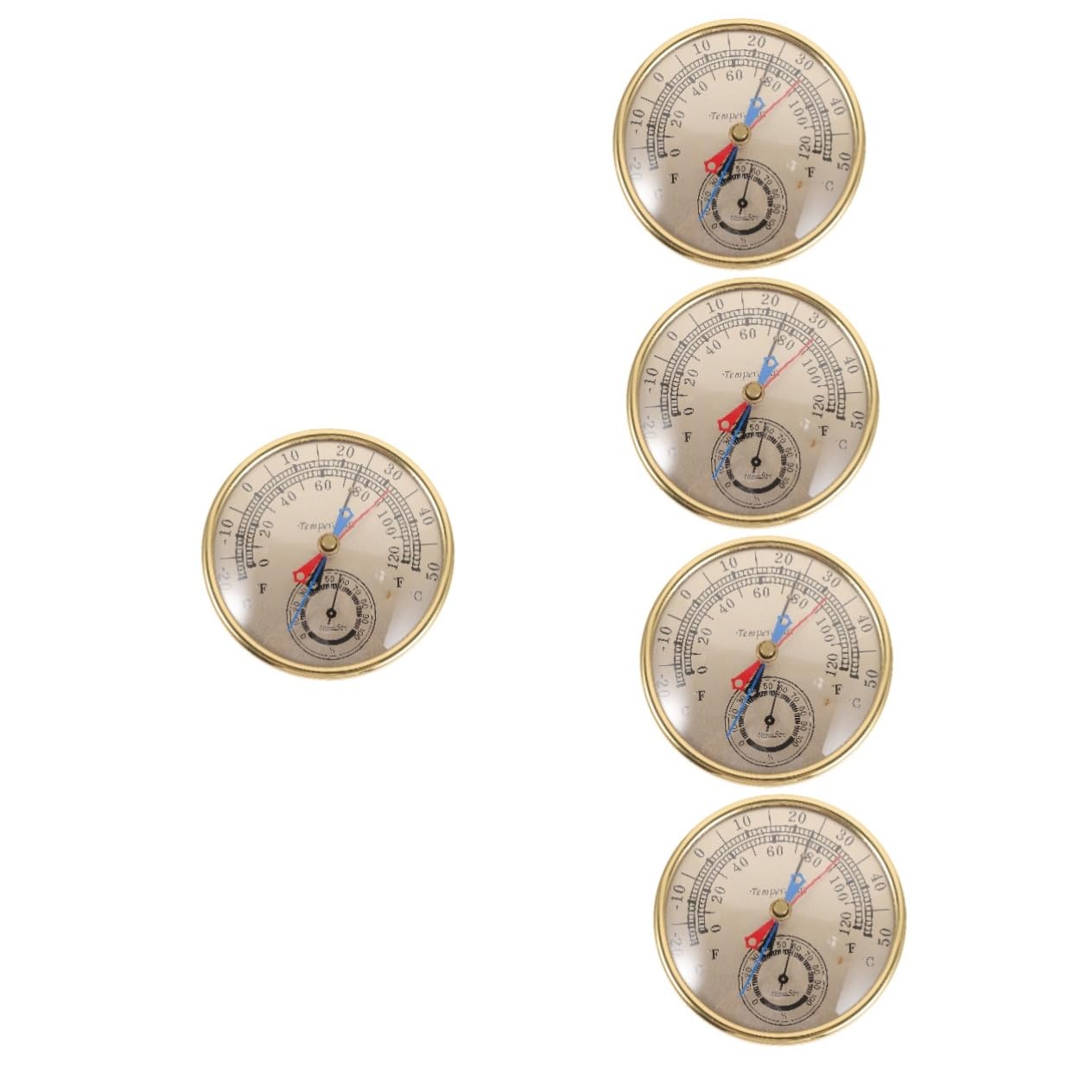UPKOCH 5 Pièces Thermomètre Compteur D'humidité Capteur De Température Wifi De Plein Air Chambre D'intérieur Hygromètre Pour L'extérieur Météo Humidimètre Précis Camping Plastique