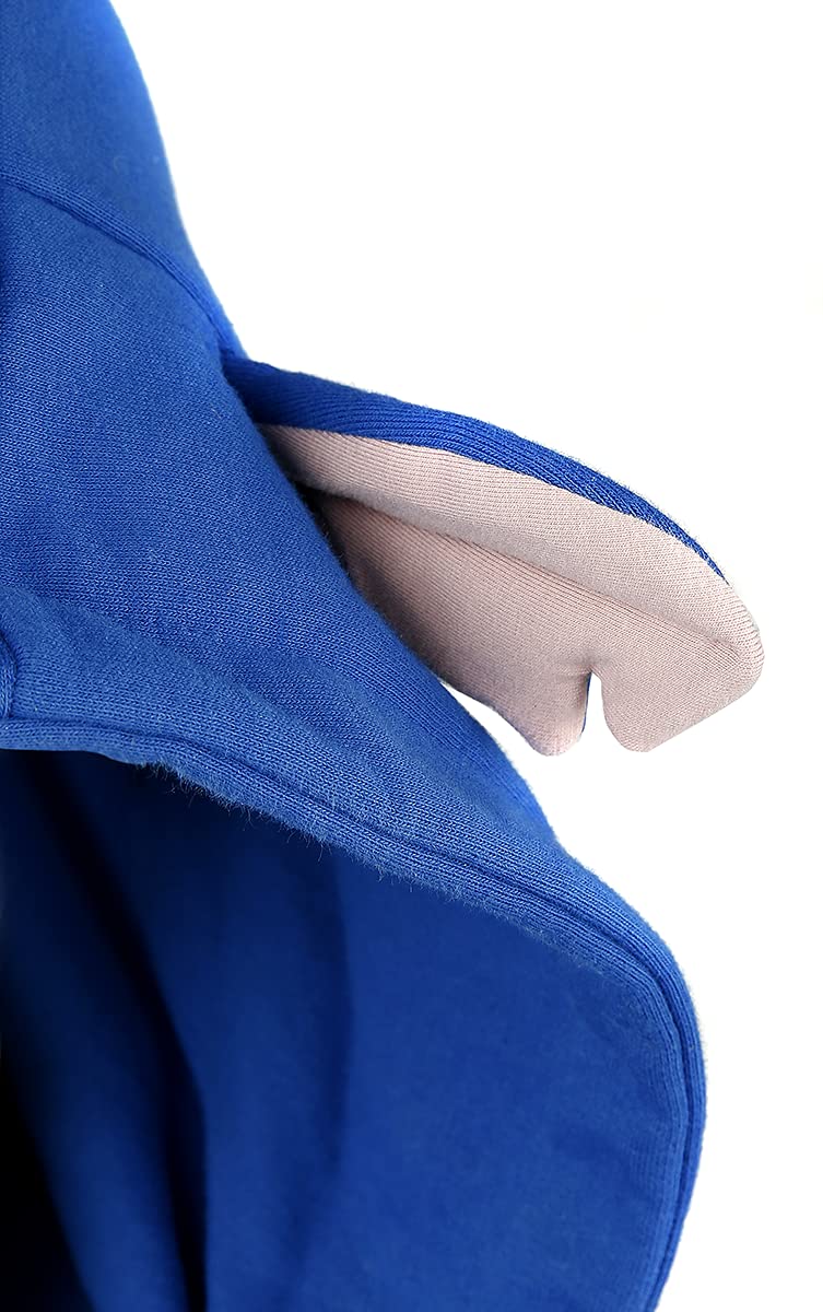Lilo & Stitch Stitch - Sit Donna Felpa con Cappuccio Blu 70% Cotone, 30% Poliestere Regular