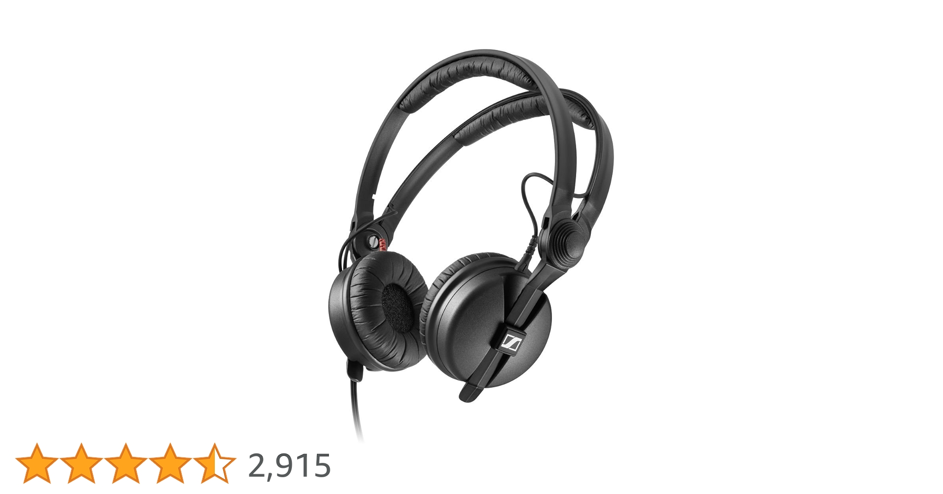 SENNHEISER HD 25 Plus Professional DJ Headphones | Dynamic, Closed SENNHEISER HD 25 Plus Professional DJ Headphones | Dynamic, Closed