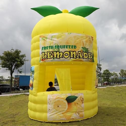 Yuhuya Inflatable Lemon Stand Booth Yellow