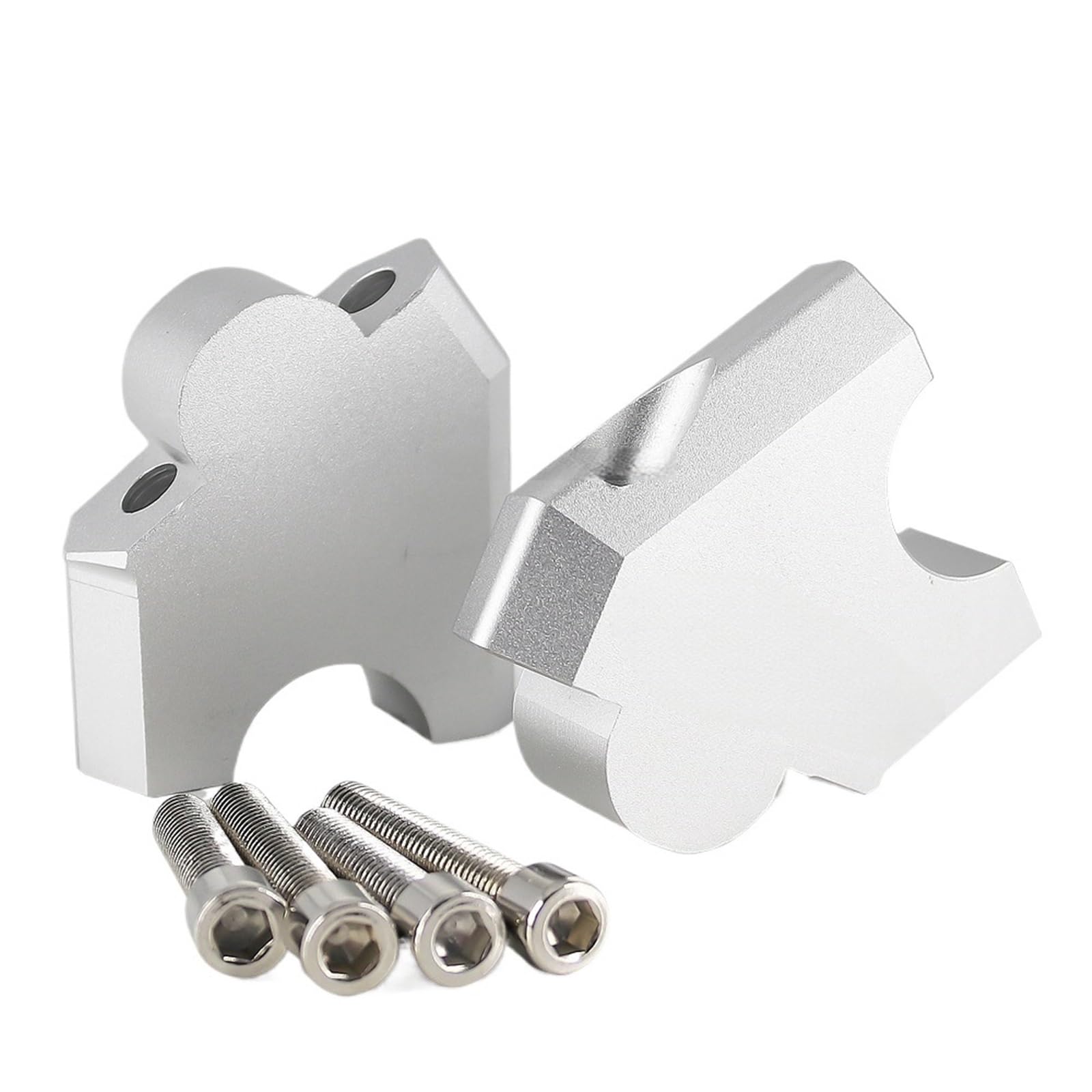 KWEZ Fit For HONDA CRF1100L CRF1000L Africa Twin Adventure 2019 Motorcycle Handlebar Risers Clamp Mount Riser(Silver-Africa Twin)