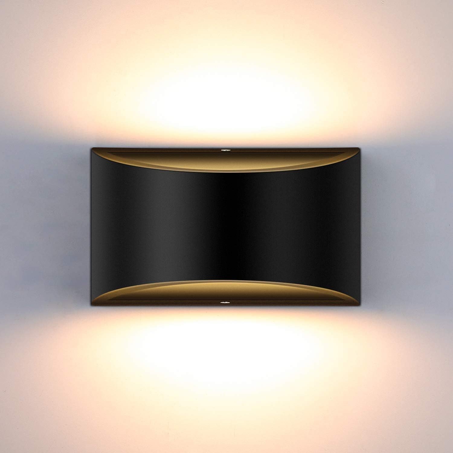 Glighone Wall Lights Indoor Dimmable LED Up and Down Wall Light Modern