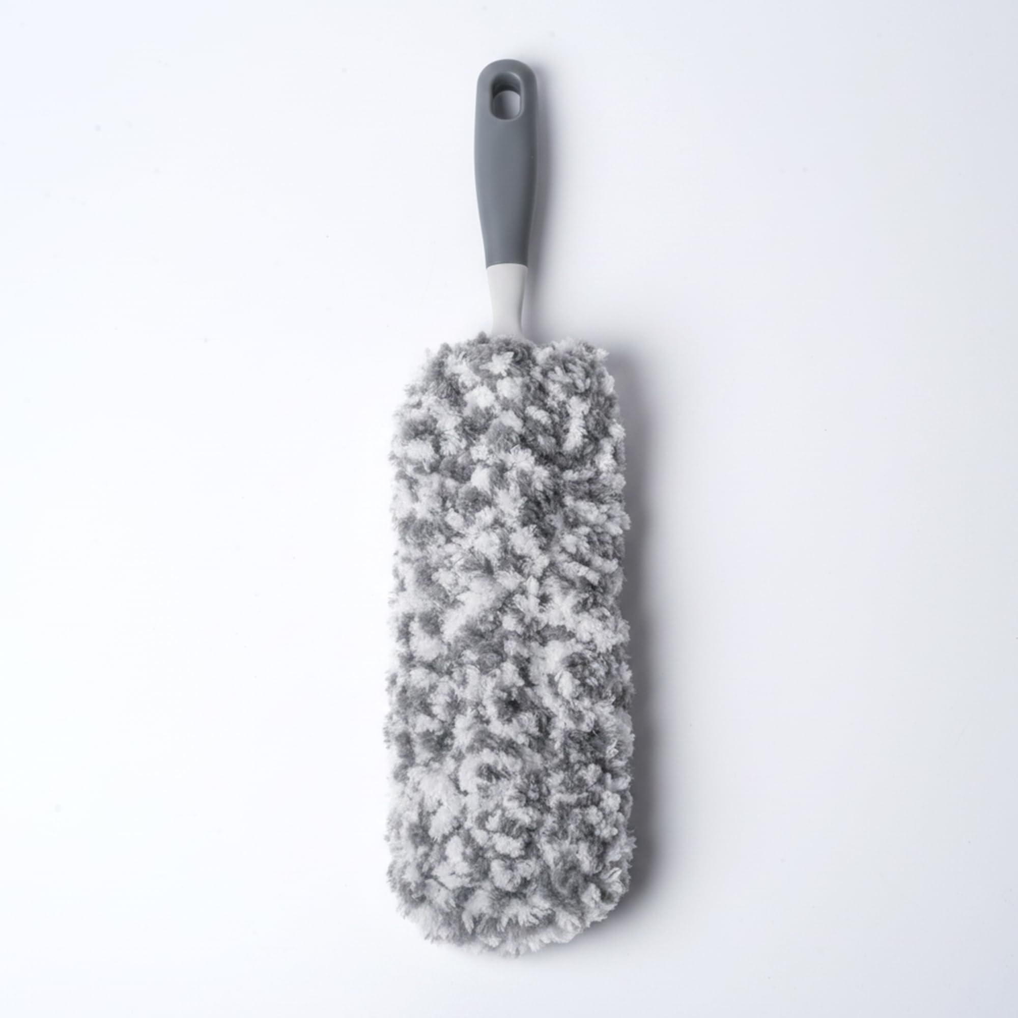BonKaso Microfiber Duster Cleaning Brush with Fluffy Washable Head, Detachable Dust Cleaner, Ergonomic Handle, Hanging Loop for Glass Windows Furniture Shelves Car Dashboard Electronics-image-13