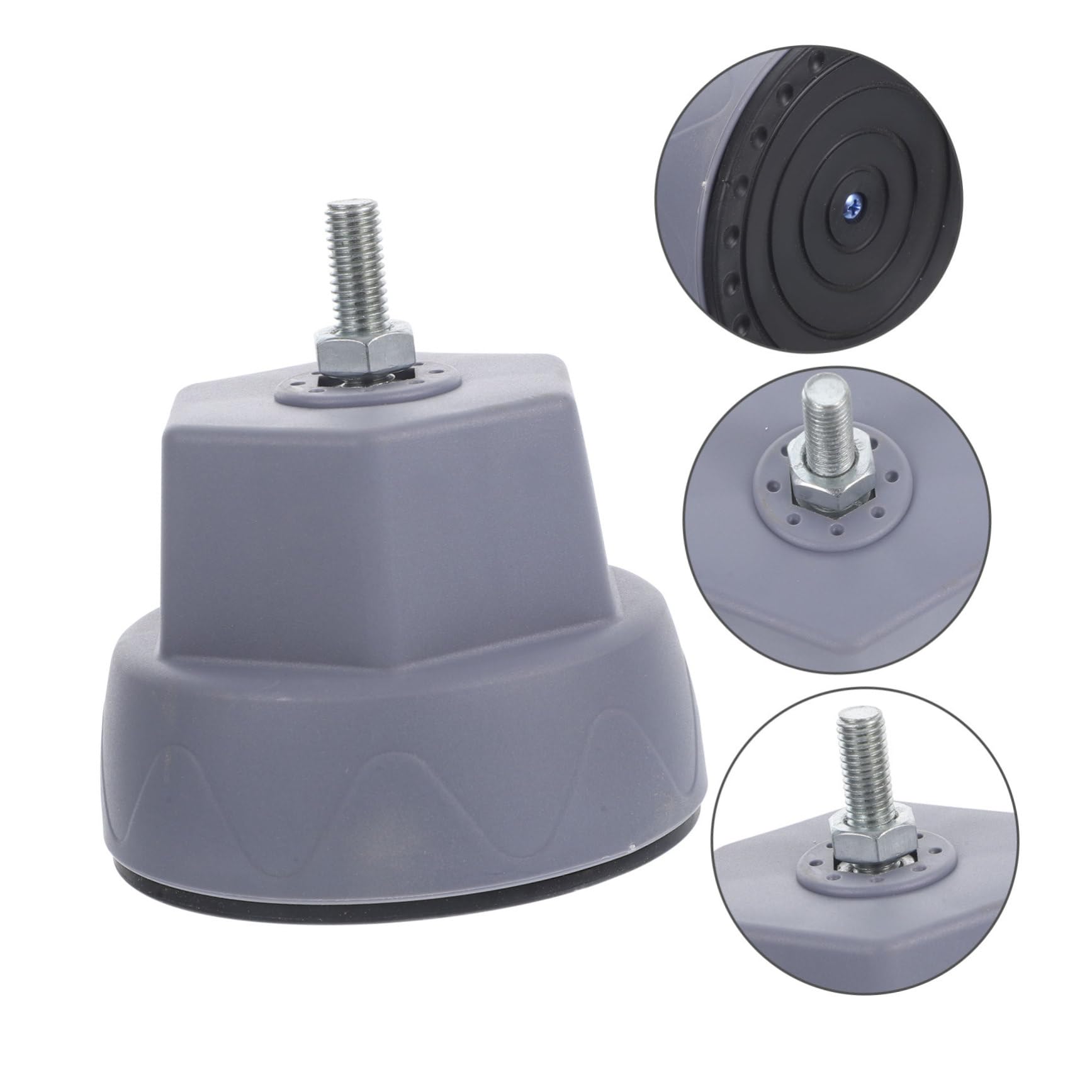 4stücke Anti-vibrations-waschmaschinenfüße Rutschfeste Gummimatte Für Waschmaschine Und Möbel Höhenverstellbar Und Langlebig Geeignet Für Wohn Und Geschäftsräume