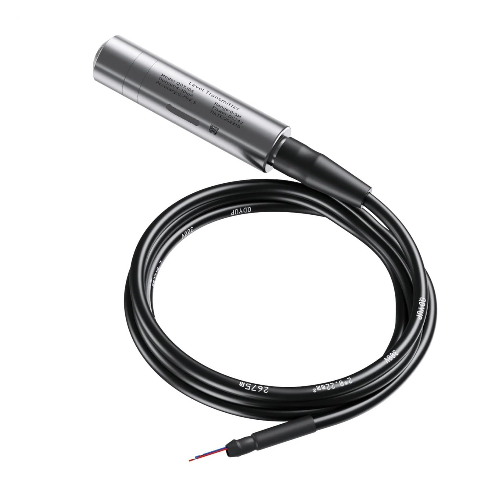 Capteur de Niveau d'eau Submersible 4-20 mA(5m Range 15m Cable)