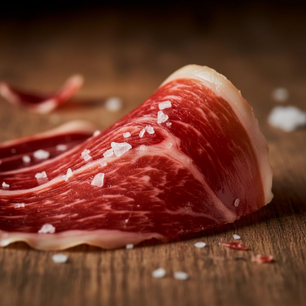 Everyday Products Taco de Jamón Serrano DUROC Gran Reserva 800g - Curación Lenta 18 Meses - Centro de Jamón Deshuesado Pulido y Envasado al Vacío - Ideal para Tapas, Regalo Gourmet y Corte a Cuchillo