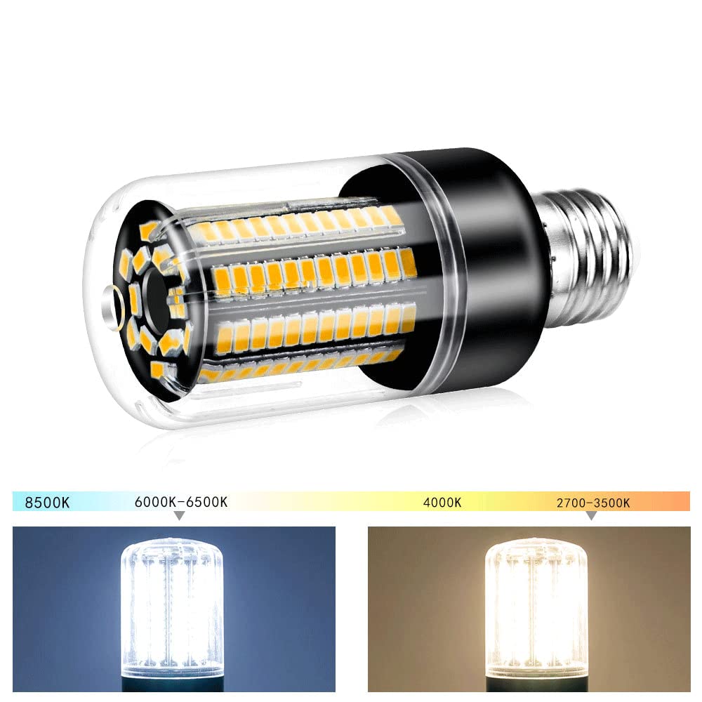 5 W 9 W 15 W 20 W 3000 K Warmweiß 6000 K Tageslichtweiß, 1000–2000 Lumen, E27-Sockel, Nicht dimmbare LED-helle Maisglühbirne, Standardersatz, 10er-Pack